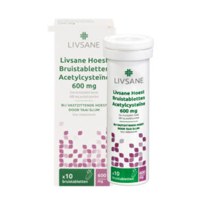 Acetylcysteïne 600 mg bruistabletten 10 stuks LIVSANE