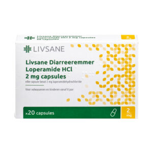 Loperamide HCl 2 mg capsules  20 stuks LIVSANE