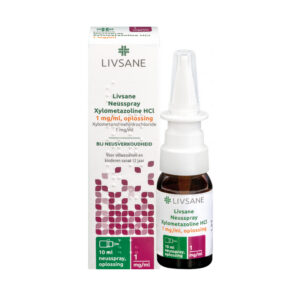 Xylometazoline HCl 1 mg/ml neusspray 10 ml LIVSANE