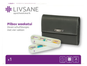 Pilbox weeketui 7 cassettes /4vaks LIVSANE
