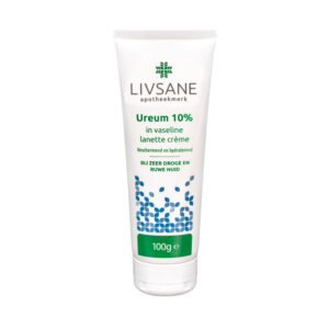 Ureum 10% in vaselinelanettecrème 100g LIVSANE