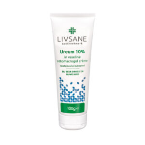 Ureum 10% in vaseline cetomacrogolcrème 100g LIVSANE