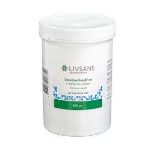 Vaselineparaffine 110-230mPa.s 50/50% pot 500g LIVSANE