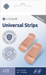Pleisterstrips universeel 20 stuks LIVSANE