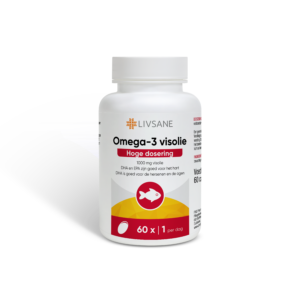 LIVSANE Omega-3 Visolie 1000mg Hooggedoseerd Softgelcapsule