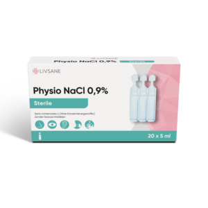 LIVSANE Physio zoutoplossing NaCl 0,9% 20x 5ml oogdruppels